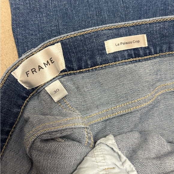 NWT Frame Denim Le Palazzo Crop Jeans - Picture 3 of 3